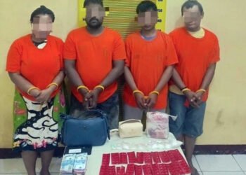 Polda Sumut Tangkap Pasutri dan Barang Bukti 1 Kg Sabu