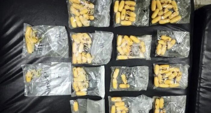 Polri Bongkar Penyelundupan Sabu Modus Body Packing Pasutri Asal Pakistan