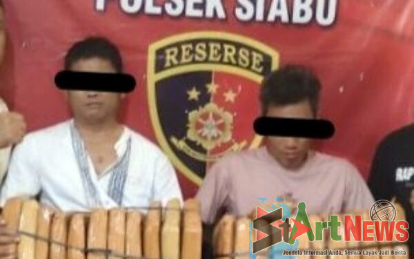 Polsek Siabu Tangkap Dua Pengedar Ganja di Aek Lapan Panyabungan