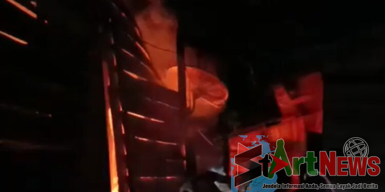 Rumah Kontrakan Mahasiswi di Belakang UMTS Ludes Terbakar