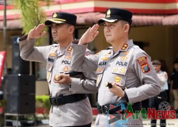 Tongkat Komando Berganti, AKBP Muhammad Alan Haikel Pimpin Polres Tapteng