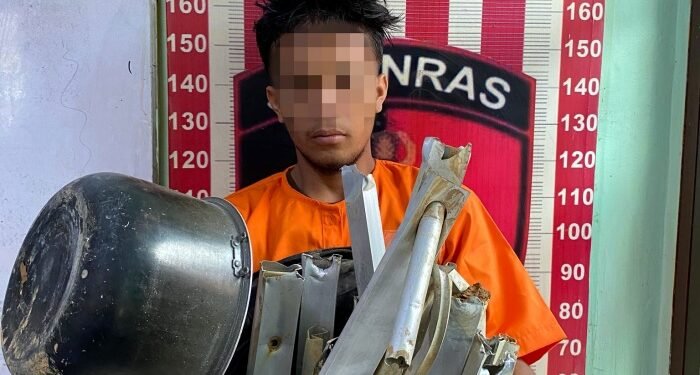 Aksi Nekat Pria Ini Berakhir di Balik Jeruji Polres Tapteng