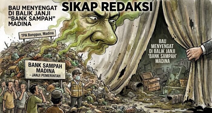 Bau Menyengat di Balik Janji ‘Bank Sampah’