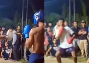 Boxing Day, Adu Jotos Sportif Warnai Malam Ramadan di Panyabungan