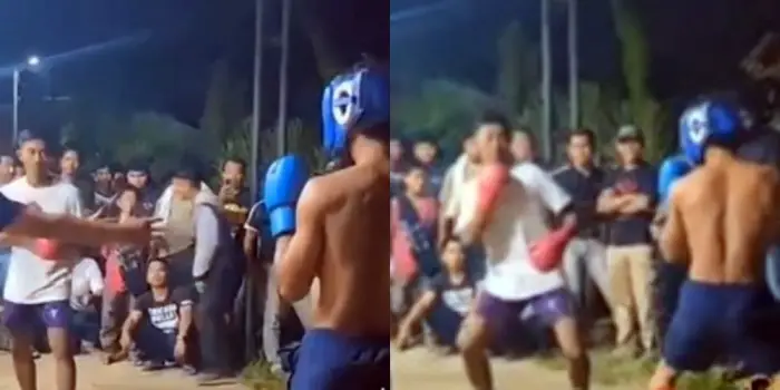 Boxing Day, Adu Jotos Sportif Warnai Malam Ramadan di Panyabungan