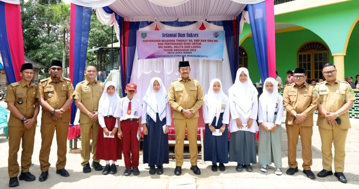 Desa Sukaramai Alokasikan Dana Desa untuk Beasiswa Prestasi dan Gizi Warga