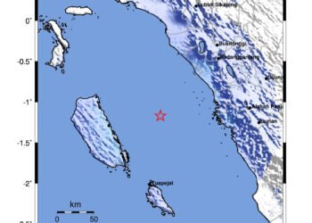 Gempa Magnitudo 4,4 Guncang Pariaman Senin Pagi, Getaran Terasa hingga Padang