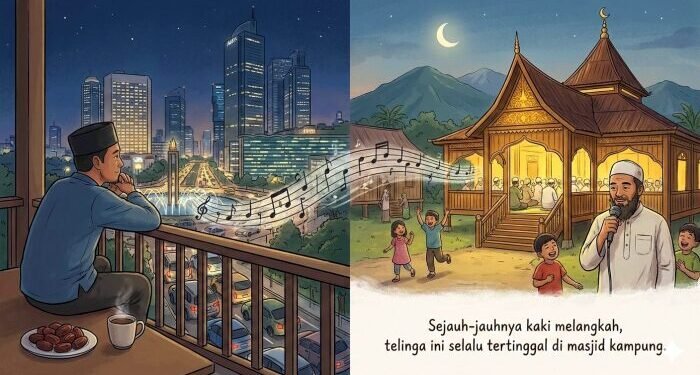 Gema Tarawih di Tanah Rantau Bikin Merindu Pulang ke Mandailing