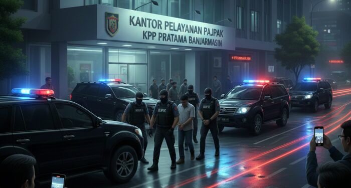 KPK Gelar OTT di KPP Pratama Banjarmasin, Sejumlah Pihak Diamankan