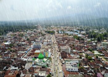Hari Ini Mayoritas Kecamatan di Madina Diprediksi Diguyur Hujan Sedang