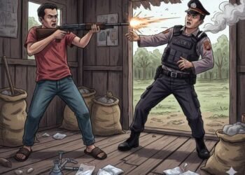 Pengedar Sabu di Bireuen Tembak Polisi Pakai Senjata Rakitan saat Ditangkap