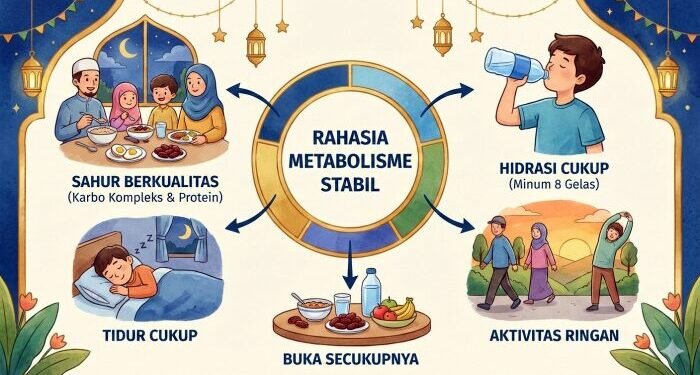 Rahasia Menjaga Metabolisme Tubuh Tetap Stabil Selama Puasa Ramadan