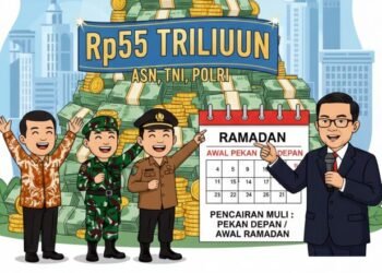 THR ASN, TNI, Polri Cair Pekan Depan, Cek Rincian Komponennya di Sini