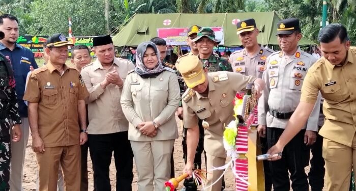Wabup Madina Hadiri Pembukaan TMMD 127 di Tapanuli Selatan