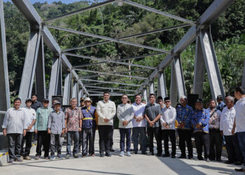 Akhiri Tragedi Sungai Maut, Bobby Nasution Resmikan Jembatan Aek Sipange di Tapsel