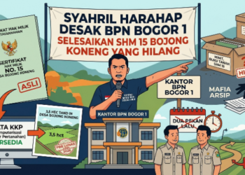 Syahril Harahap Desak BPN Bogor 1 Selesaikan SHM 15 Bojong Koneng yang Hilang