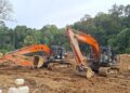 Sikat Tambang Emas Ilegal di Perbatasan Madina-Tapsel, Polda Sumut Amankan 12 Ekskavator
