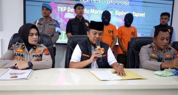 Modus Sambung Kabel Gagal, Dua Pencuri Motor di Sipirok Diringkus Warga
