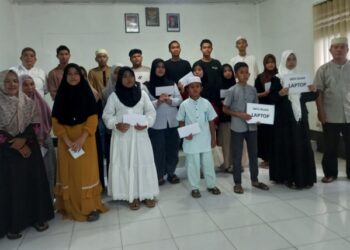 Pasmada 91 Salurkan Santunan Lebaran untuk 41 Anak Yatim Comeben