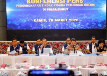 Polda Sumut Bongkar Sindikat Judi Online di Medan, Target Setoran Jutaan Rupiah per Hari