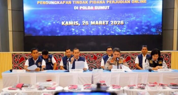 Polda Sumut Bongkar Sindikat Judi Online di Medan, Target Setoran Jutaan Rupiah per Hari
