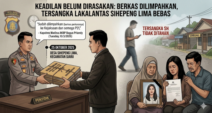 Polres Madina Limpahkan Kasus Kecelakaan Maut di Desa Sihepeng Lima ke Kejaksaan