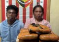 Sepasang Kurir Ganja Asal Panyabungan Ditangkap Polisi di Barus