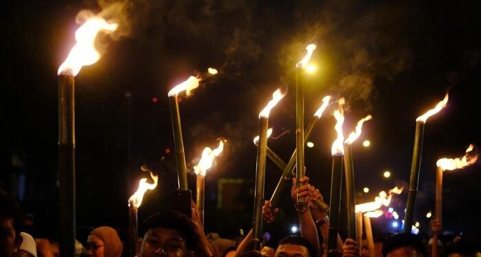 Tradisi Martelong-telong Menyambut Ari Rayo yang Dirindukan Diaspora Madina