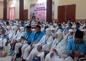 130 Calhaj Tapsel Tiba di Asrama Haji Medan, Berangkat ke Tanah Suci Nanti Malam