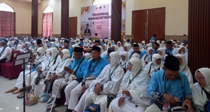 130 Calhaj Tapsel Tiba di Asrama Haji Medan, Berangkat ke Tanah Suci Nanti Malam