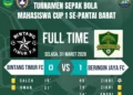 Gol Tunggal Zikri Bawa Beringin Jaya FC Bungkam Bintang Timur FC 1-0