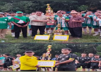 Bungkam Sinar Muda FC, Garuda Sport Juara Turnamen Mitra Cup I di Lumbandolok
