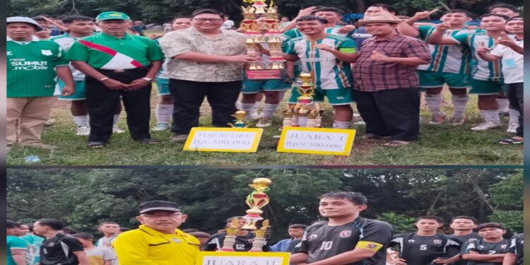 Bungkam Sinar Muda FC, Garuda Sport Juara Turnamen Mitra Cup I di Lumbandolok