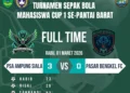 PSA Ampung Siala Tampil Dominan di Turnamen Mahasiswa CUP I