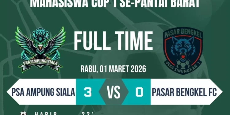 PSA Ampung Siala Tampil Dominan di Turnamen Mahasiswa CUP I