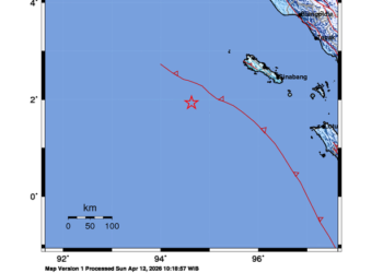 Gempa Magnitudo 5,7 Guncang Sinabang, Getaran Terasa hingga Nias Utara
