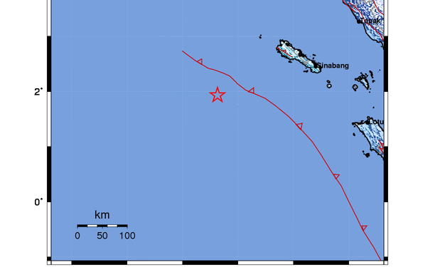 Gempa Magnitudo 5,7 Guncang Sinabang, Getaran Terasa hingga Nias Utara