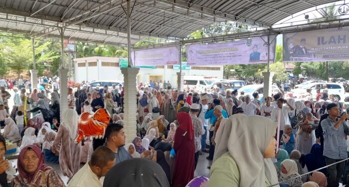 Ribuan Warga Madina Lepas 342 Jamaah Haji dari Masjid Agung Nur Ala Nur Panyabungan