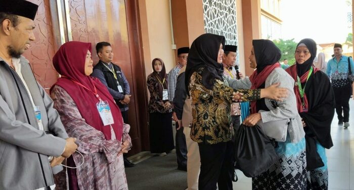 Sambut 364 Calhaj di Asrama Haji Medan, Wabup Madina Nilai Layanan Haji Lebih Efisien