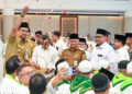 Titip Doa Bebas Narkoba, Bobby Nasution Lepas Keberangkatan Calon Jamaah Haji Sumut