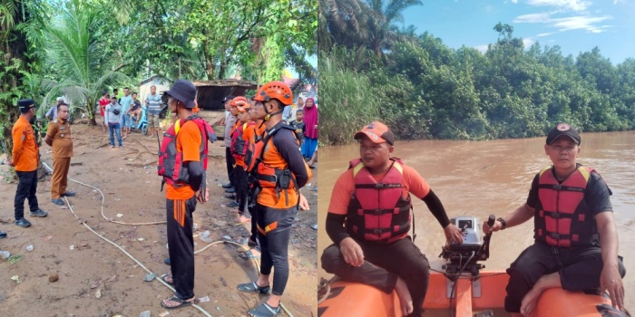 Ancaman Buaya Ganas Bayangi Pencarian Kakek Hilang di Sungai Batang Bangko