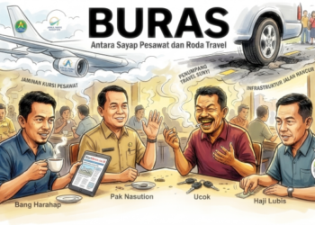 Antara Sayap Pesawat dan Roda Travel