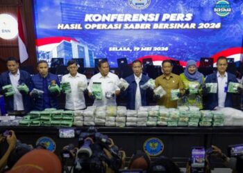 BNN Sita Ratusan Kilogram Narkoba Lintas Negara