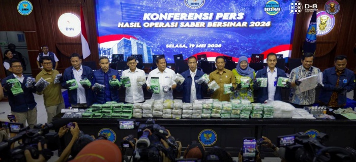 BNN Sita Ratusan Kilogram Narkoba Lintas Negara