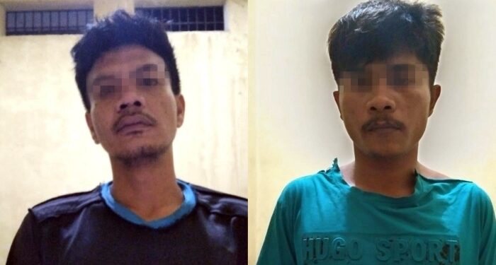 Dua Jambret di Aek Horsik Tersungkur Didorong Warga dan Polisi