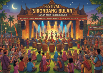 Festival ‘Sirondang Bulan’ di Taman Kota Panyabungan Hari Ini