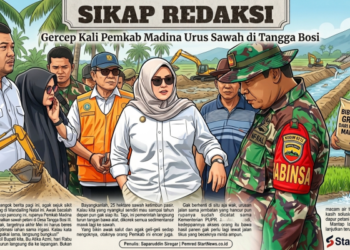 Gercep Kali Pemkab Madina Urus Sawah di Tangga Bosi