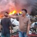 VIDEO: Kebakaran Gudang Manjal di Padangsidimpuan Picu Kerugian Rp500 Juta