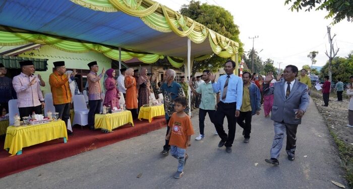 Kontingen HKBP Ikut Pawai MTQ Tapsel, Potret Toleransi Beragama di Aek Bilah