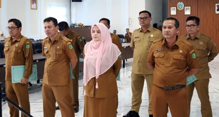 Lima Pejabat Eselon II Pemkab Madina Sertijab, Wajah Baru Stok Lama